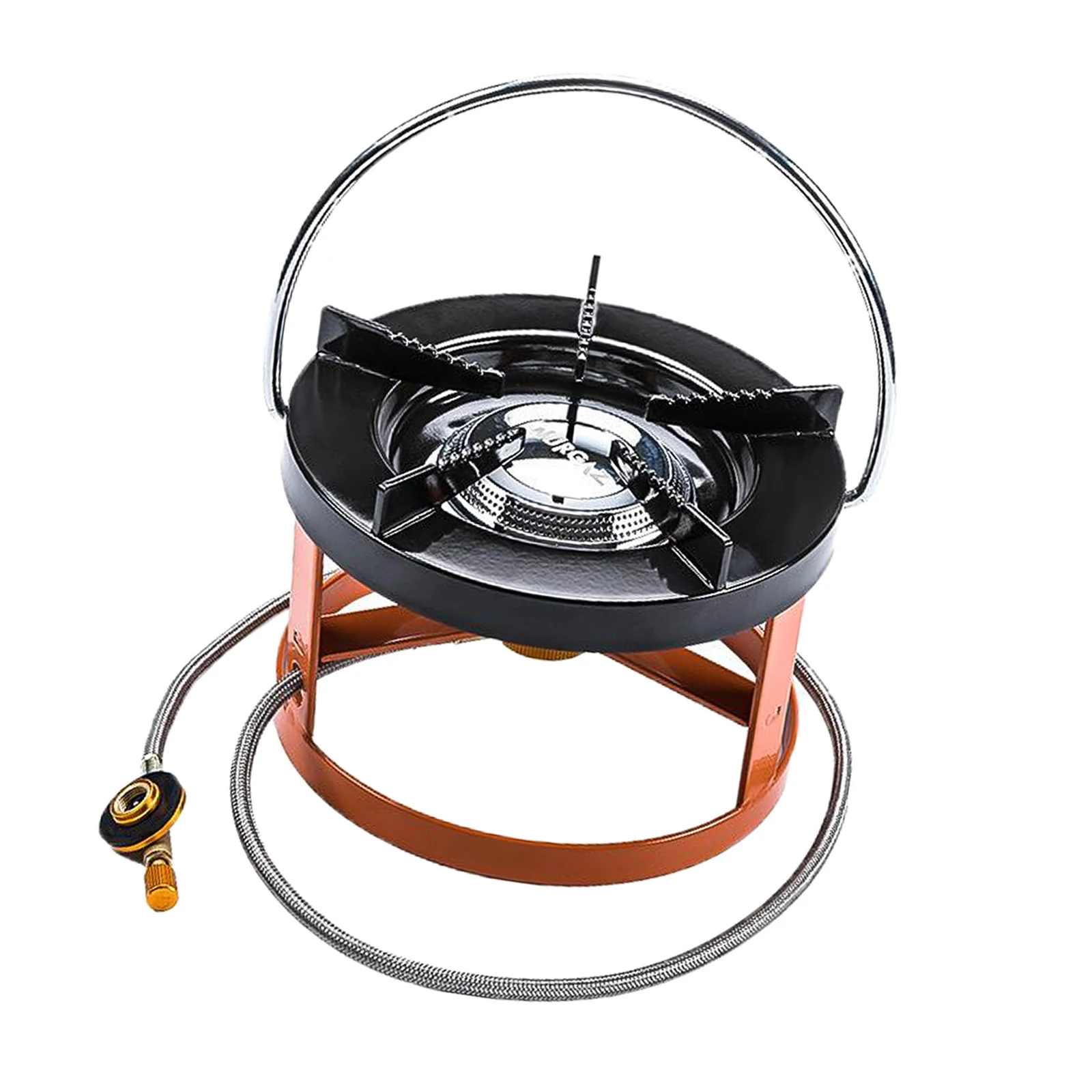 

2700W Foldable Camping Gas Stove, Outdoor Windproof Portable Backpacking Stove Cooking Equipment Cookers