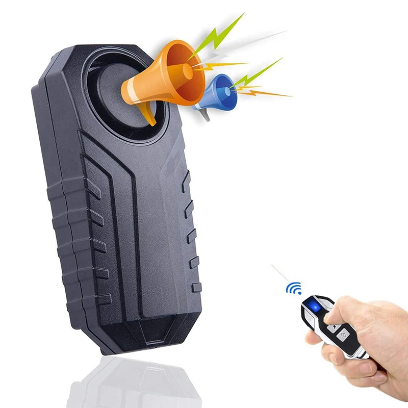 

Беспроводная сигнализация для мотоцикла и велосипеда, Противоугонная сигнализация с дистанционным управлением, водонепроницаемость IP55, ...