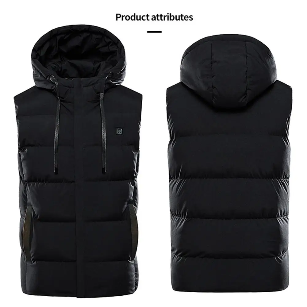 

Smart Electric Heating Vest Constant Temperature Warm Cotton Vest USB Electric Heating Vest Graphene Heating Clothing