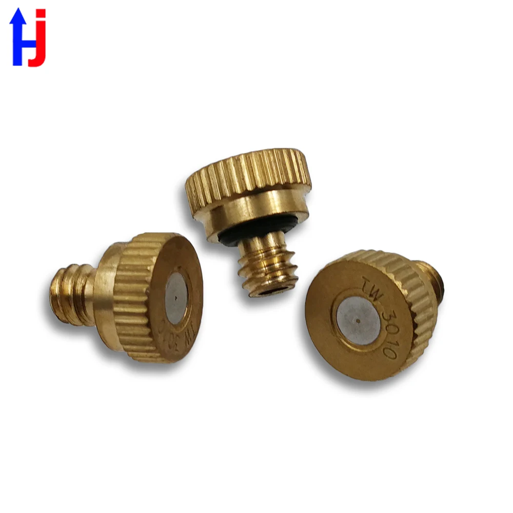 

Brass Misting Nozzle, 0.1-0.8mm Orifice, 10/24 UNC Threaded, Cooling System Parts, Fog Nozzle, Water Spray, Cooling System