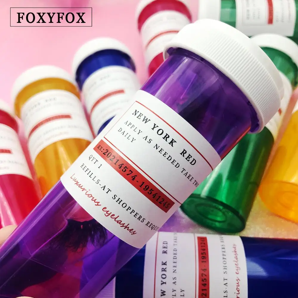 FOXYFOX оптом таблетки для ресниц упаковочная коробка с пользовательским логотипом