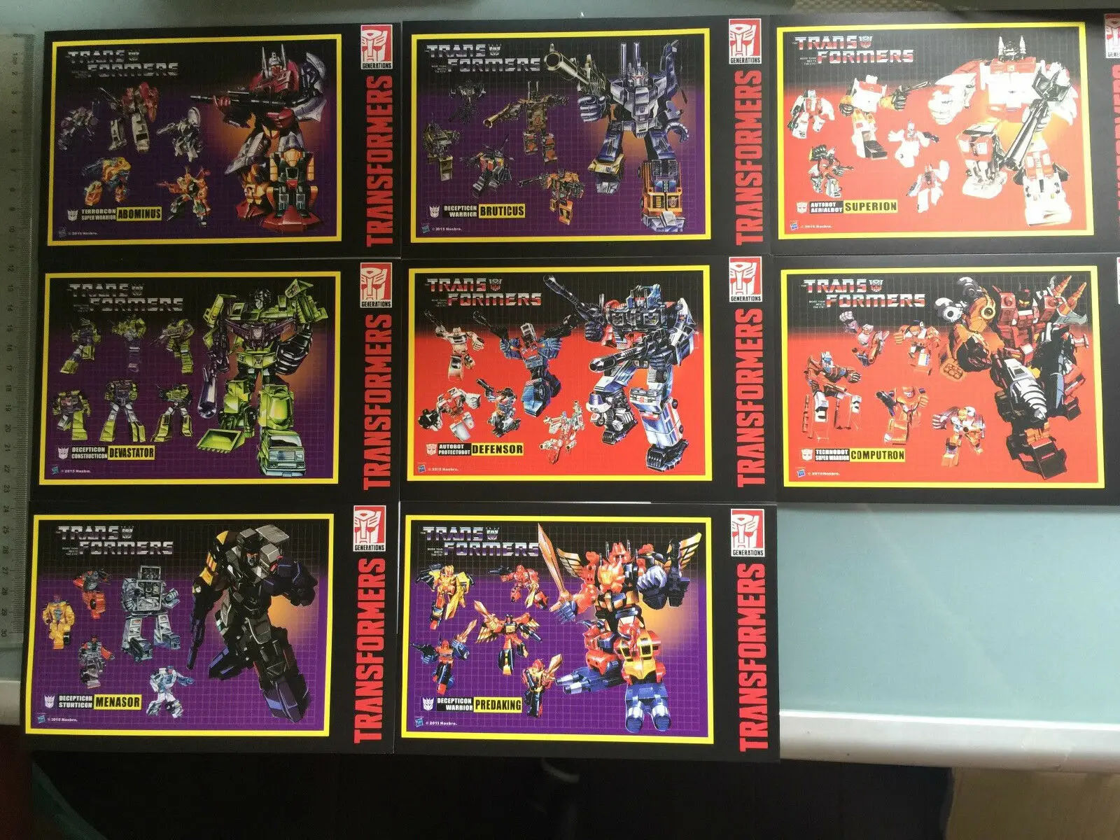 Наклейки "Океан": G1 комбайнер: Abominus/Bruticus/Devastator/Defensor/Predaking | Игрушки и хобби
