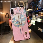 Чехол-держатель для телефона с ремешком на запястье, чехол для iPhone 11 Pro max 12 mini SE 2020 X Xs max XR, мягкий чехол из ТПУ для iphone 6 6s 7 8 plus