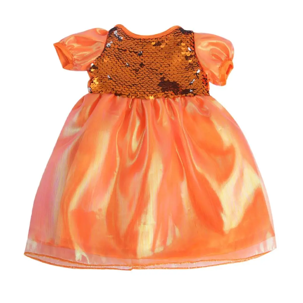 

American Doll Dress Outfits 18 Inch Princess Girl Fashion Handmade Dress Up