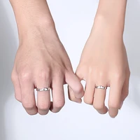 sun moon couple rings open adjustable ring eachother lover couple rings wedding jewlery ring friend gift fit for most women men