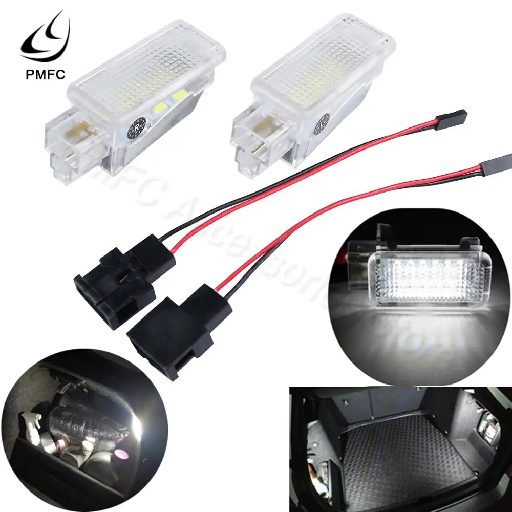 PMFC стопы гнездо светильник s Ghost Shadow 6500K белый 2x12V автомобильный светодиодный