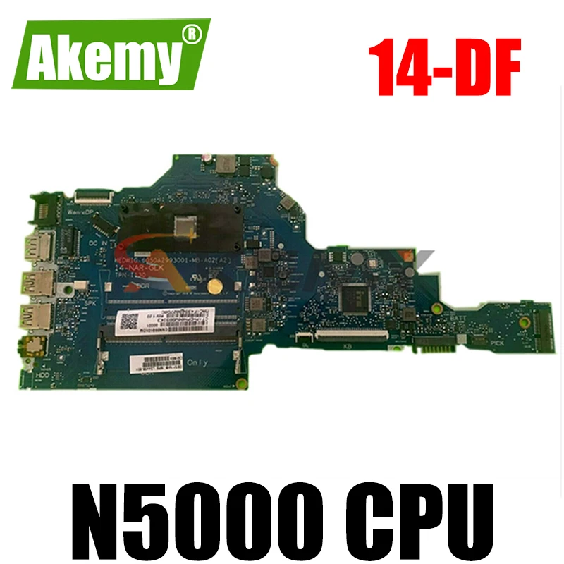 

For HP 14-DF Laptop Motherboard L24462-601 L24462-001 6050A2993001-MB-A03 with N5000 CPU 100% working
