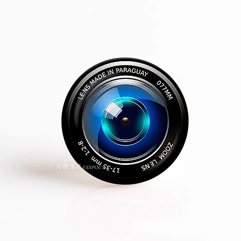 5 шт./лот объектив камеры глаза фото печать стекло кабошон 25 мм Камея Сделай Сам