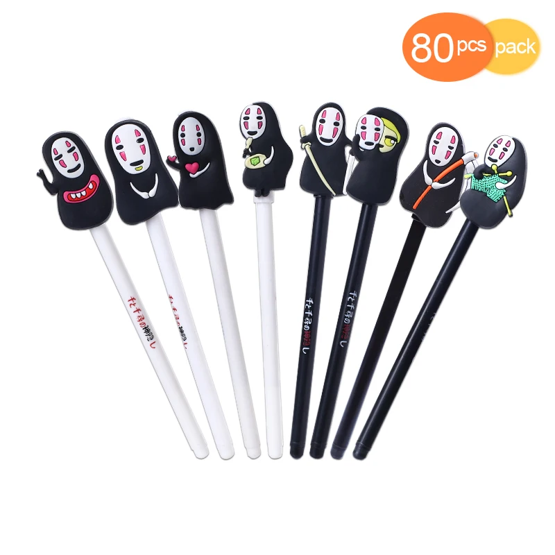 80 шт./компл. в Корейском стиле креативный милый Кот гелевая ручка с принтом милых