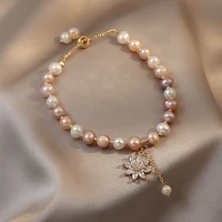natural baroque pearl bracelet female korean student jewellery cold wind minority design simple accessories for woman%e2%80%98s in 2021