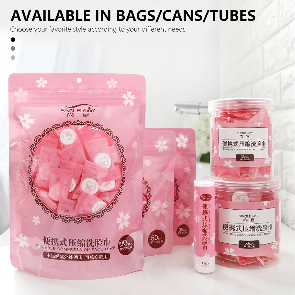 Одноразовые мини-полотенца в виде капсул бумажные салфетки для путешествий и