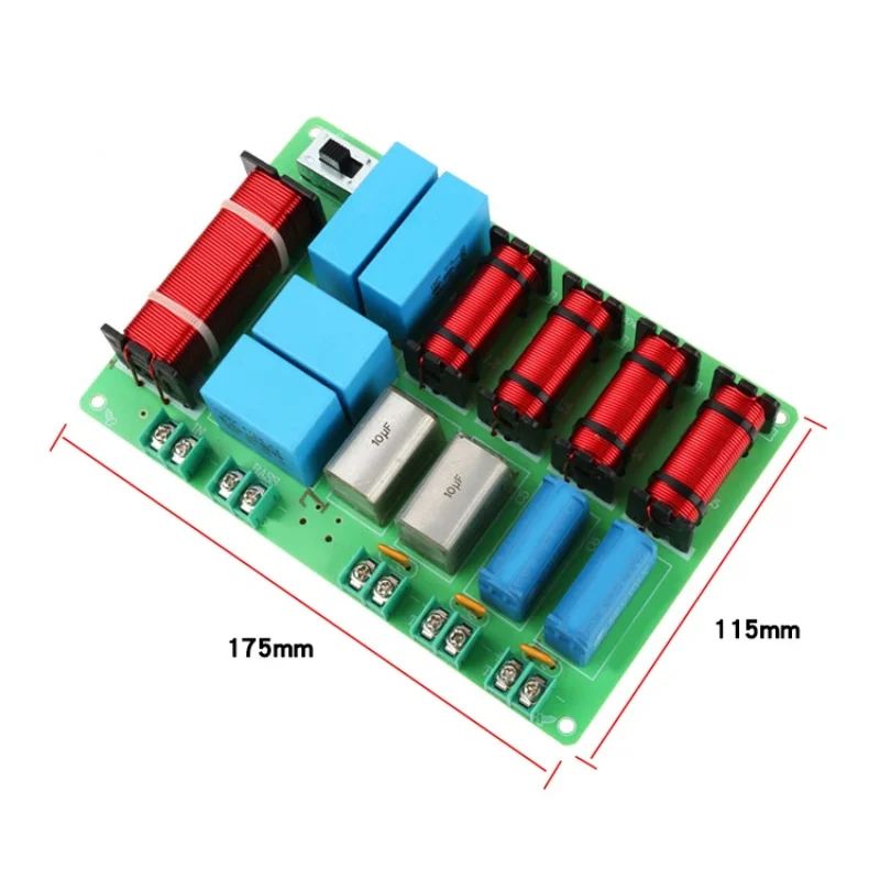 Четырехполосный перекрестный фильтр SOTAMIA 300 Вт два твитера один средний бас аудио