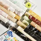 Разноцветные самоклеящиеся обои с изображением мрамора, водонепроницаемые наклейки для ванной, кухни, шкафов, рабочего стола, домашний декор, пленка