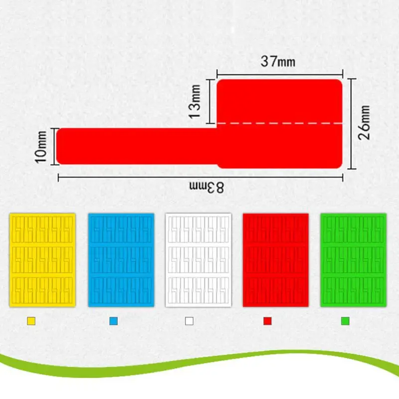 OOTDTY 30 шт. Кабельные Этикетки Стикер Водонепроницаемый идентификационные метки работает с лазерным принтером A5YD