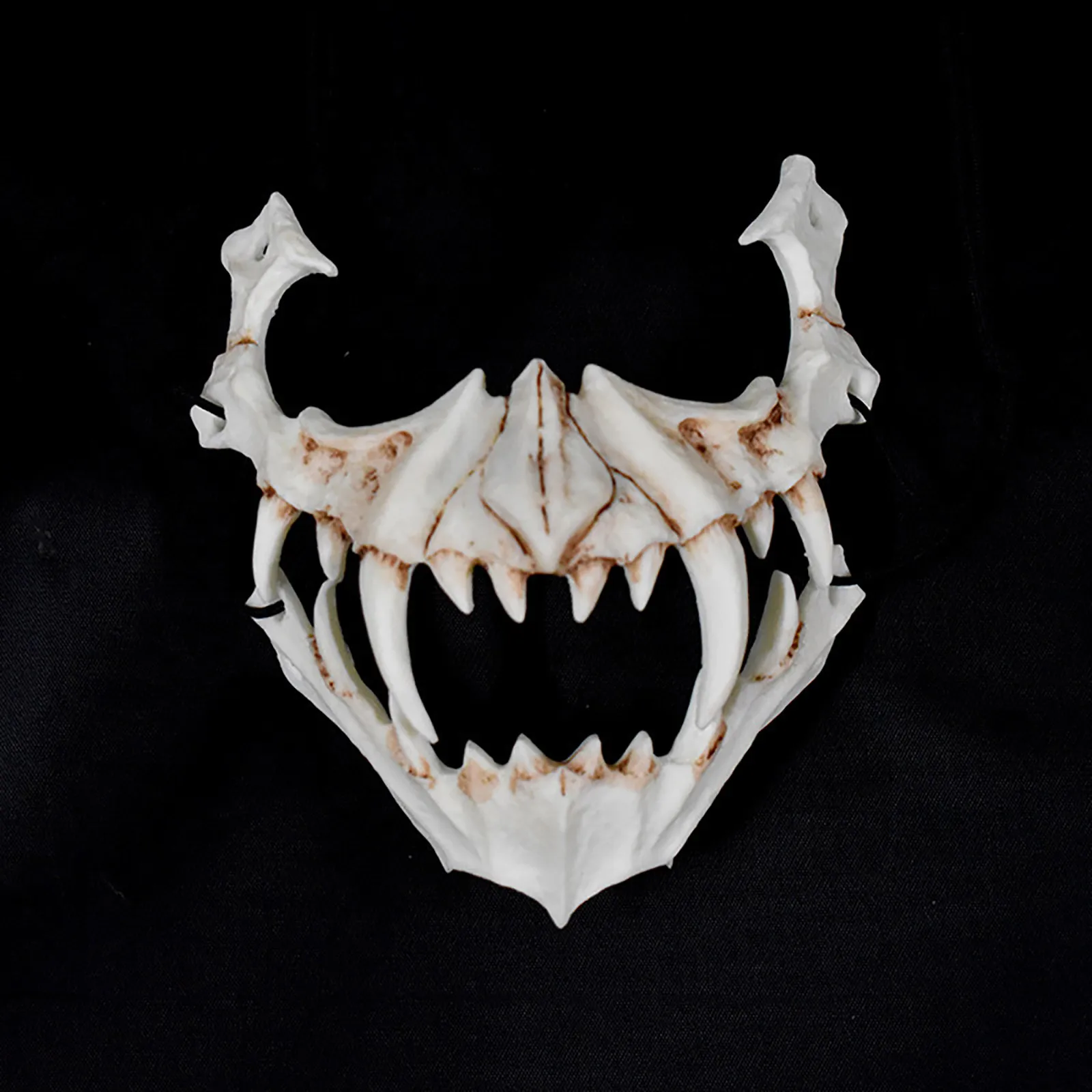 Японская Маска Бога дракона Хэллоуин полиуретановая маска Тэнгу белый череп