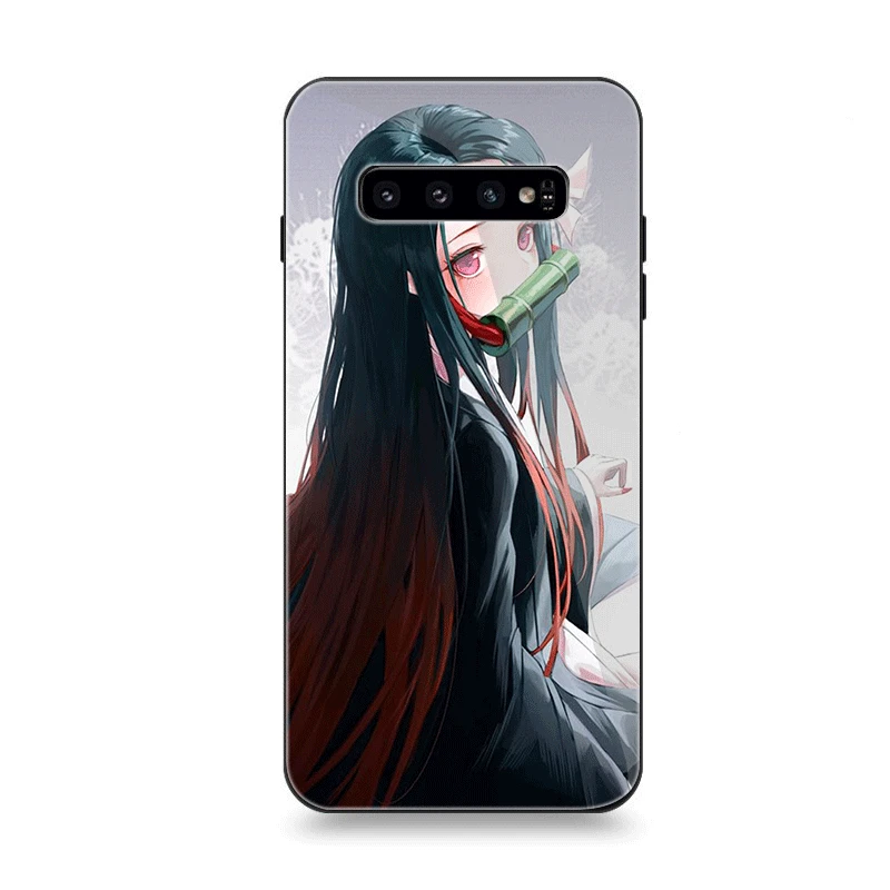 G11 Чехол для телефона Стекло для samsung A40 A50 A10 A20 A30 A60 A70 S10 S7 край S8 S9 Plus Note 8 9 крышка kimetsu без yaiba - Цвет: G11