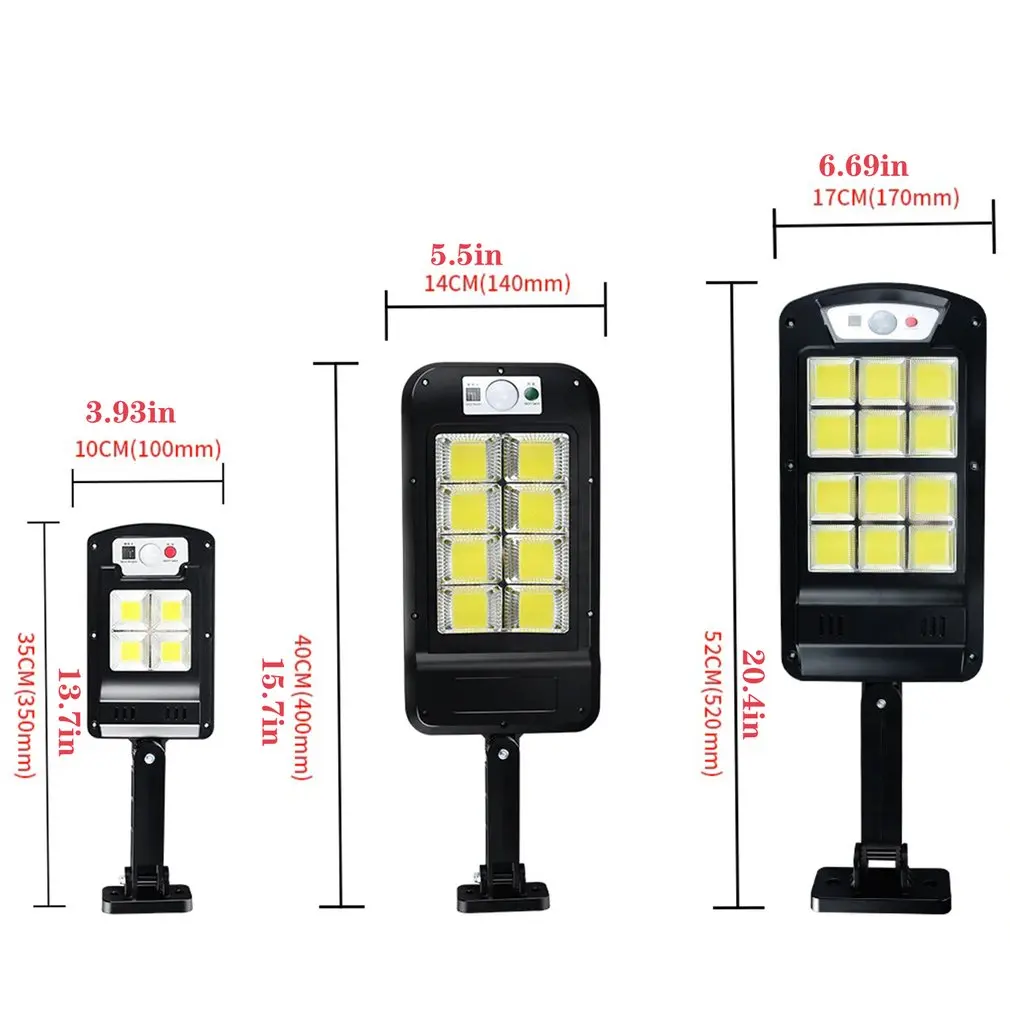 

Human Body Induction Solar LED Remote Control Street Light Motion Sensor Lights Decorate Garden Lights With Remote Control