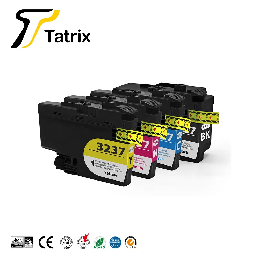 Tatrix LC3237 4 цвета для Brother совместимый чернильный картридж HL J6000DW/HL J6100DW/MFC J5945DW/MFC