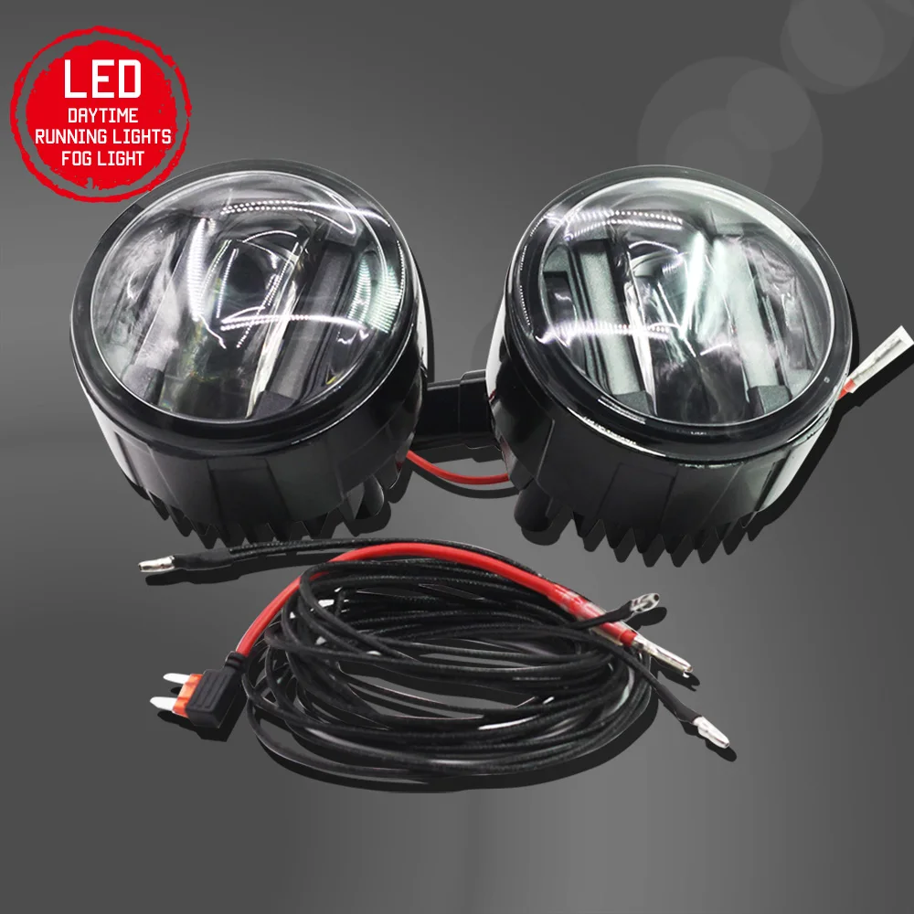 Buildreamen2 2 X Автомобильные светодиодные противотуманные фары DRL дневные ходовые