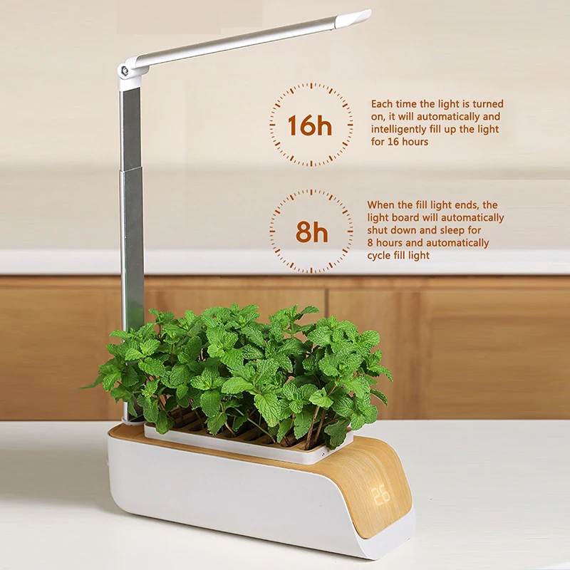 

Smart Home Growth Light Flower Pot Indoor Soilless Cultivation of Vegetables Hydroponic Grow Kit Garden Plant Seedlings Planter