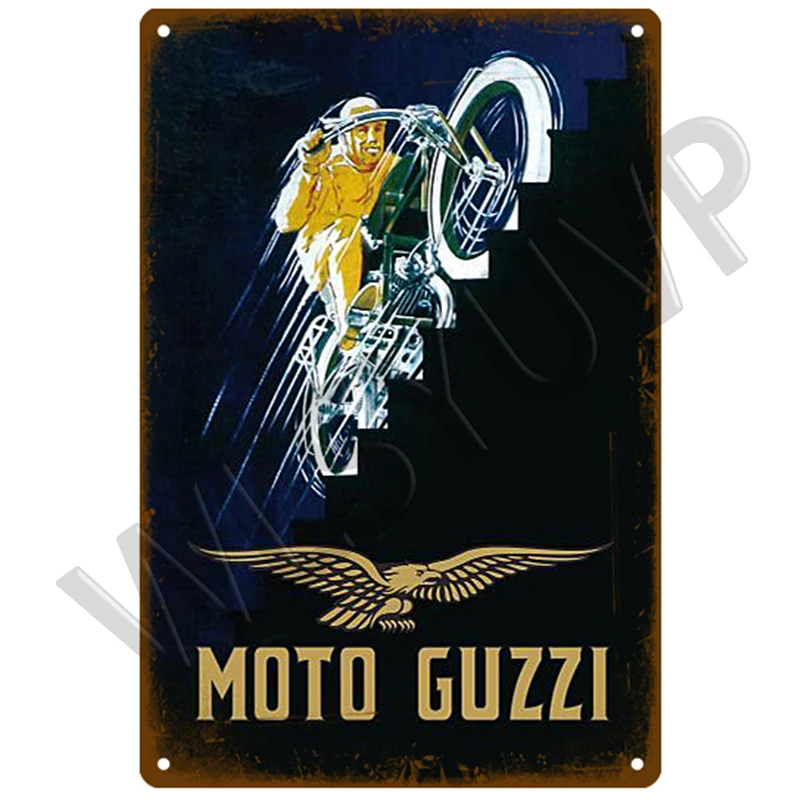 

Металлическая табличка Moto Guzzi Old Man