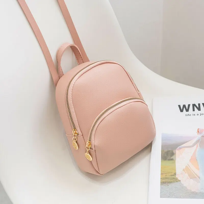 Миниатюрный женский рюкзак из искусственной кожи сумка на плечо для девочек