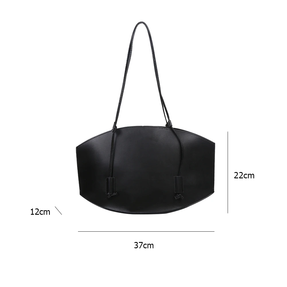 

Women Solid Color Handbags Totes Fashon Large Capacity Underarm Bags Female PU Leather Fashion Shoulder Bag For Youth Ladies