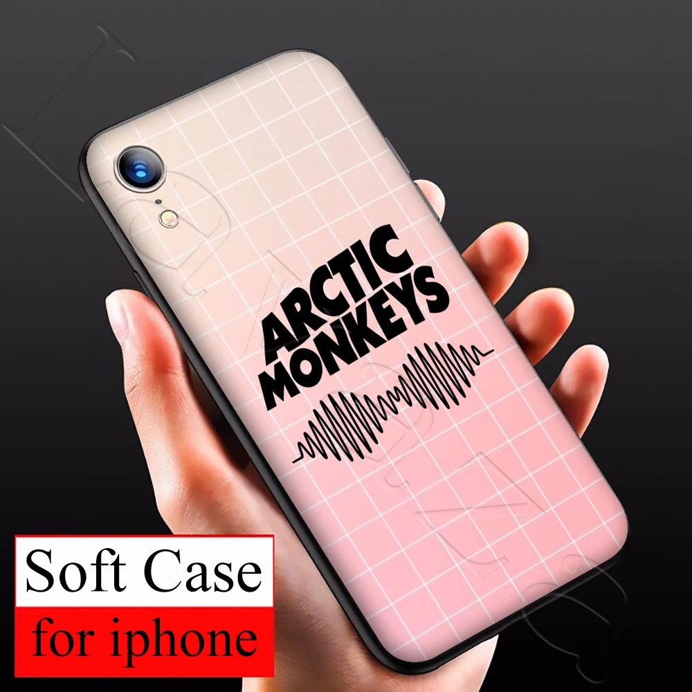 Силиконовый мягкий чехол Lavaza Arctic monkey для iPhone 12 Mini 11 Pro XS Max XR X 8 7 6 6S Plus 5 5S SE |