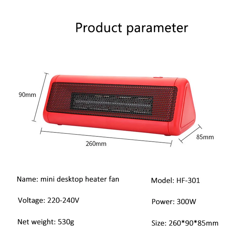 Электрический обогреватель настольный вентилятор мини удобный подогреватель