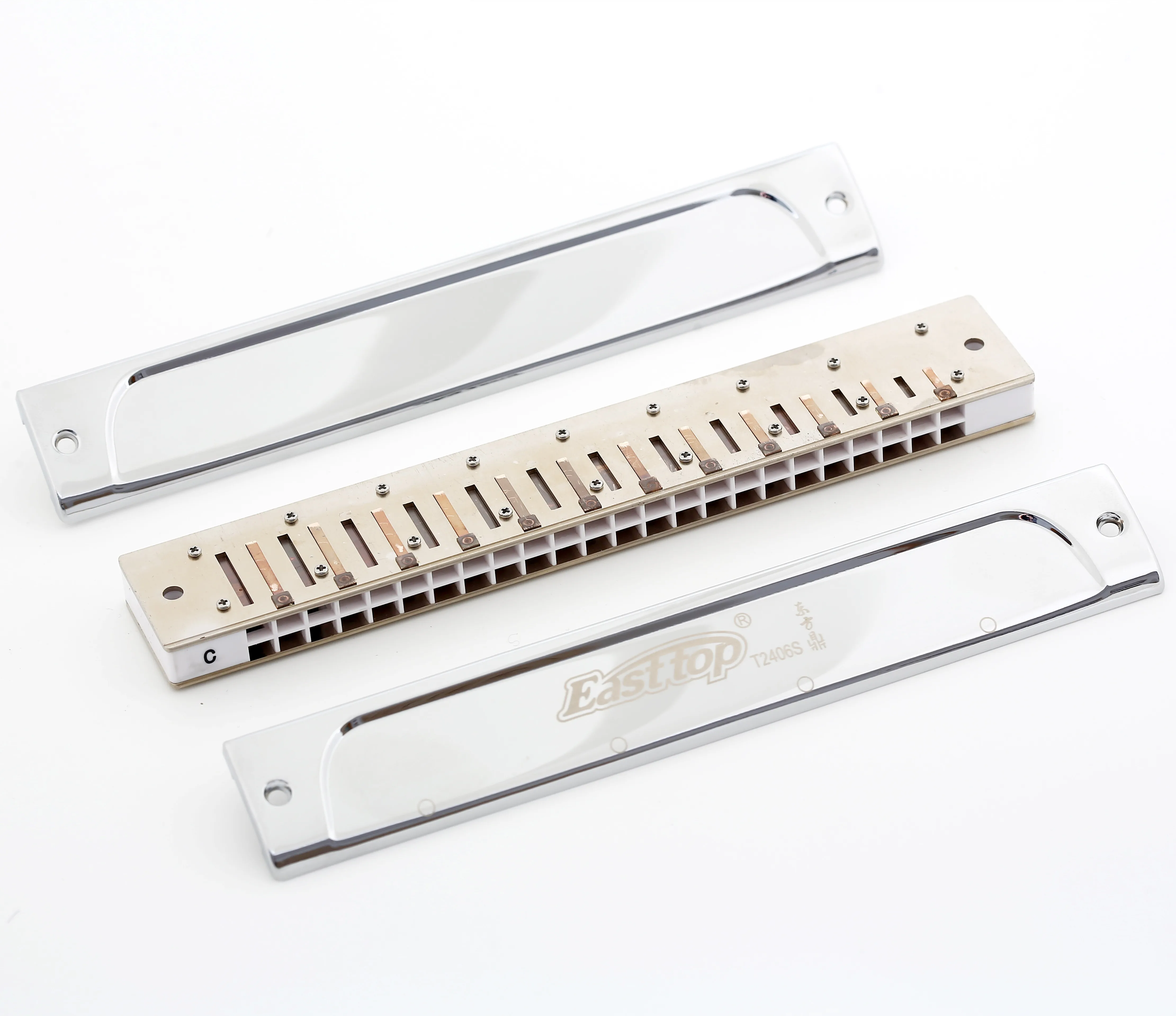 EASTTOP tremolo Губная гармошка с 24 отверстиями профессиональная для игрока новичка