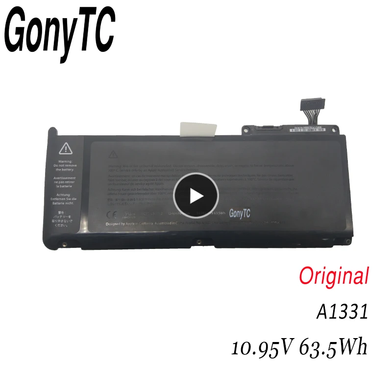 Аккумулятор GONYTC A1331 для Apple Macbook Unibody 13 дюймов A1342 661 5391 020 6580 A 6582|Аккумуляторы