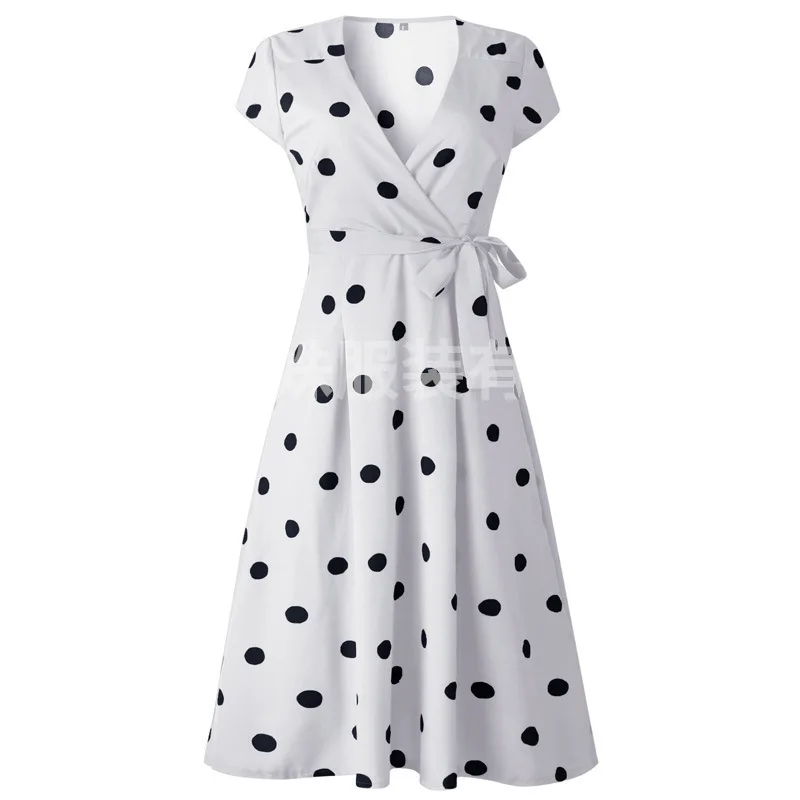 

Nordic sexy summer 2021 fashion casual printed women's dress European and American women's clothing manufacturers