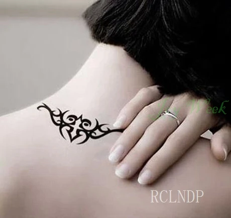 Водостойкая Временная тату наклейка на тело Сексуальная Талия лоза тотем