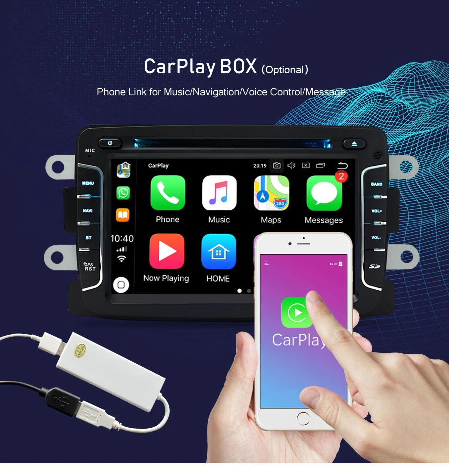 Android 9,0 автомобильный Радио dvd-плеер для Renault Duster Sandero Dacia LADA Xray 2 Logan Авто Стерео навигация мультимедиа головное устройство