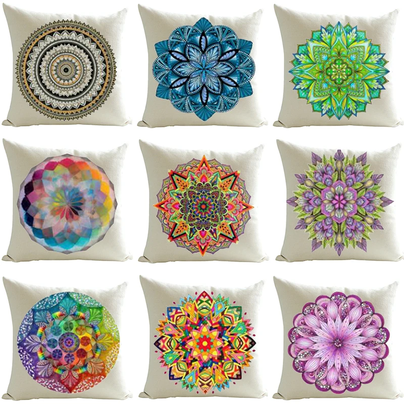 Наволочки в богемном стиле геометрические домашние декоративные наволочки