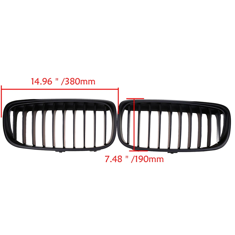 Решетки переднего бампера автомобиля POSSBAY из АБС пластика для BMW 2 Series F46 Gran Tourer 2014