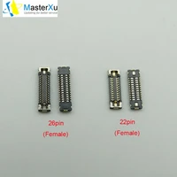 masterxu rear camera fpc connector socket for iphone xr xs 11 12 12 mini 12 pro max board repair no take picture