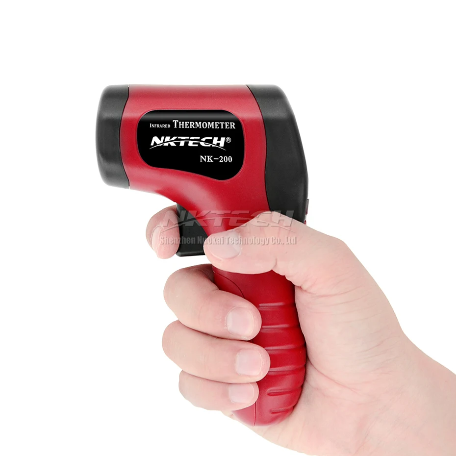 NKTECH NK-200 ЖК-Инфракрасный цифровой термометр температуры лазерный ИК-пистолет-50 до 750 или-58 до 1382F автоматическое выключение задний светильник