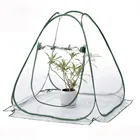 Складная мини-теплица для сада, из прозрачного ПВХ, теплое помещение, зимняя защита от снегамороза, изоляционное покрытие для растений, высококачественный набор для сада