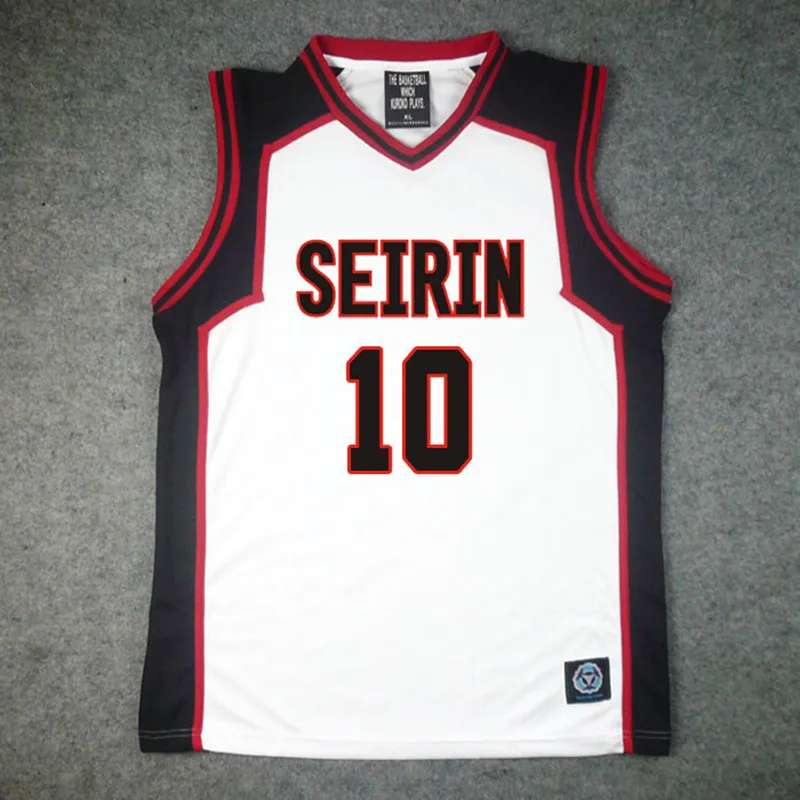 

Anime Kuroko No Basuke SEIRIN Kagami Taiga 10# Basketball Jersey Cosplay