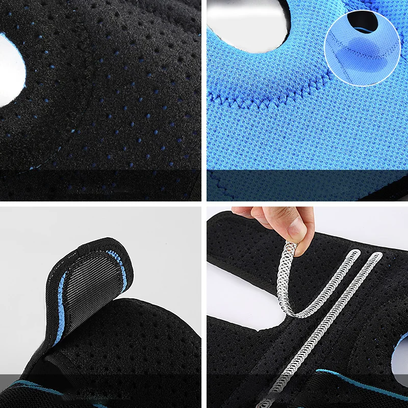 Наколенники дышащие Нескользящие протектор для колена пружинный усилитель