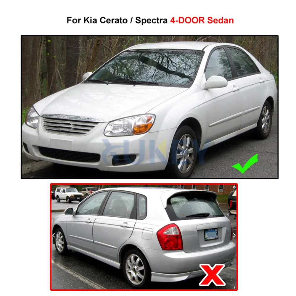 4 шт. брызговики для KIA LD CERATO Spectra Sephia 4dr седан 2007 2008 2009 | Автомобили и мотоциклы