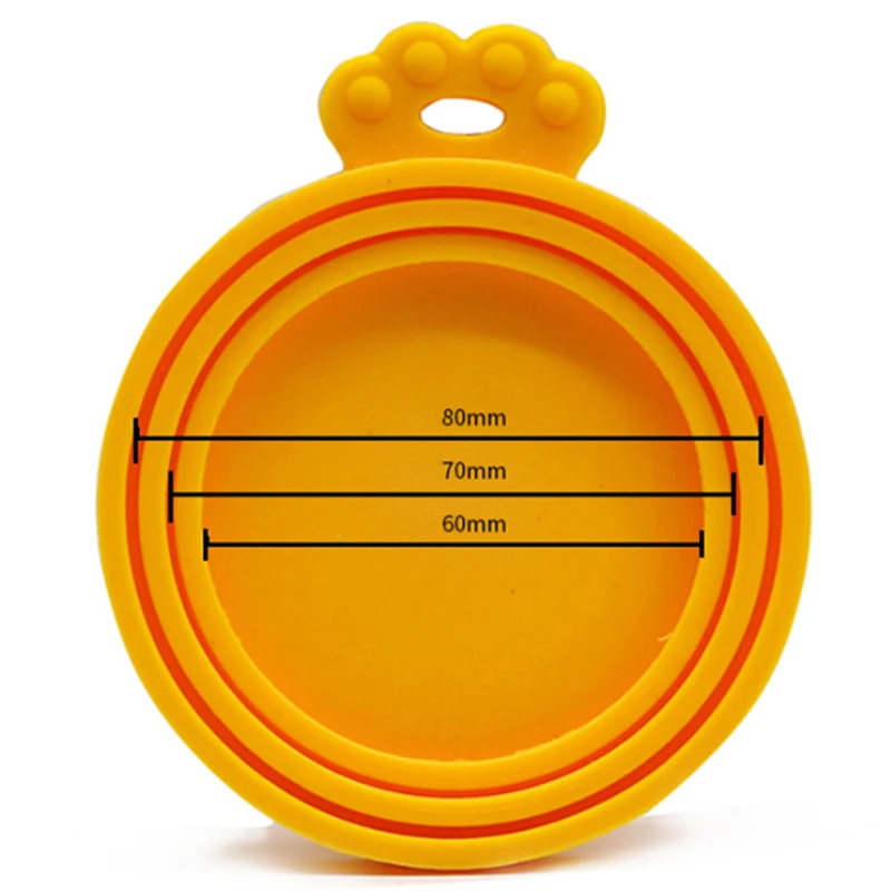 

Silicone Canned Lid Sealed Feeders Food Can Lid For Puppy Dog Cat Storage Top Cap Reusable Cover Lid Health Pet Daily Supplies