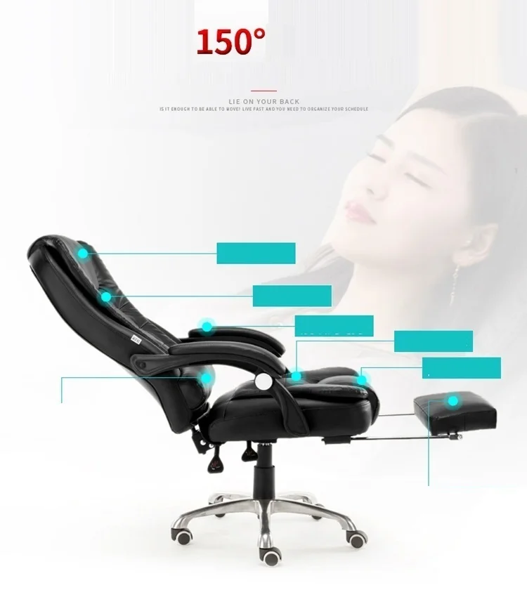Sedia Ufficio Oficina Bureau Meuble Stoelen Gamer Cadir Fauteuil кресло из кожи Silla Gaming Cadeira массажное кресло для офиса