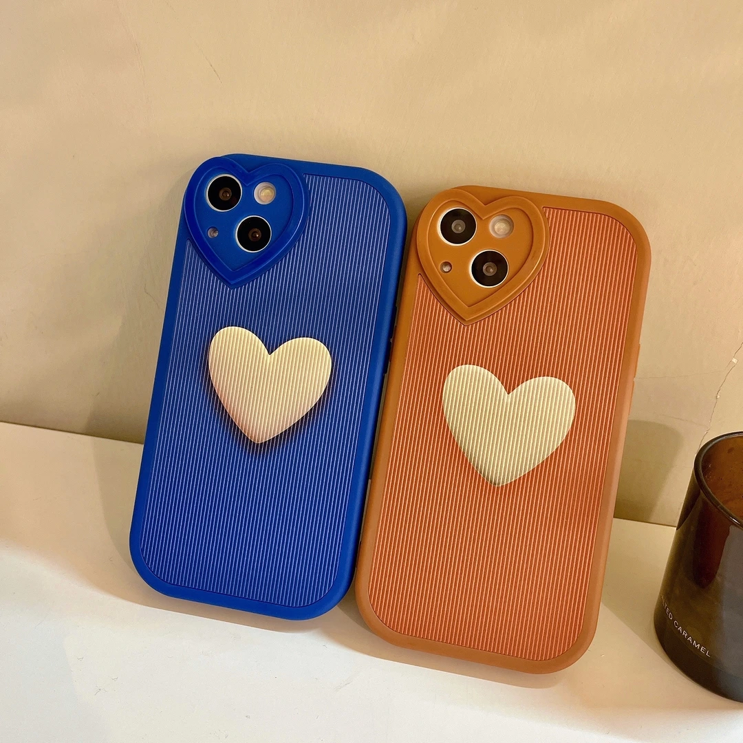 

Love Pattern Antiskid Stripe Soft Case for iPhone 11 11Promax 13Promax xsmax xr x xs 12Promax 12pro 13 7 8P