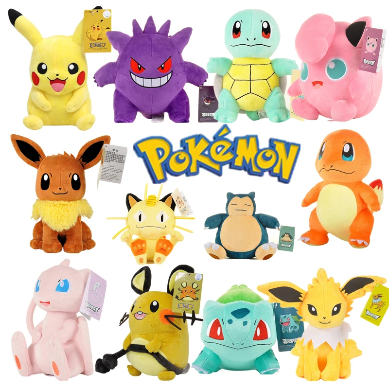 Оригинальный Pokemoned Пикачу плюшевая кукла смешное Бульбазавр Squirtle Charmander Чаризард