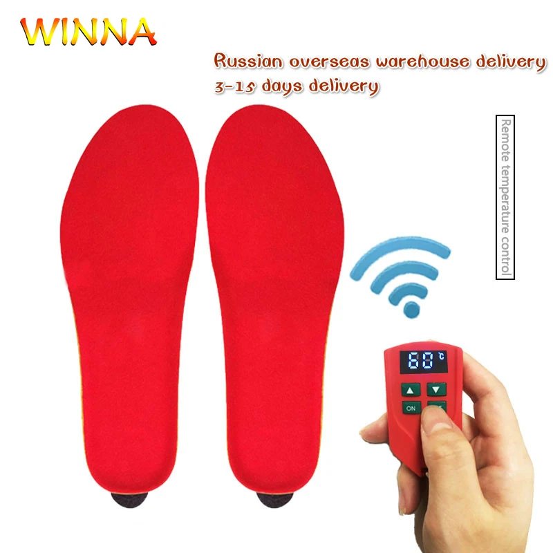 Бархатные стельки с подогревом (на русском складе) электрические прокладки