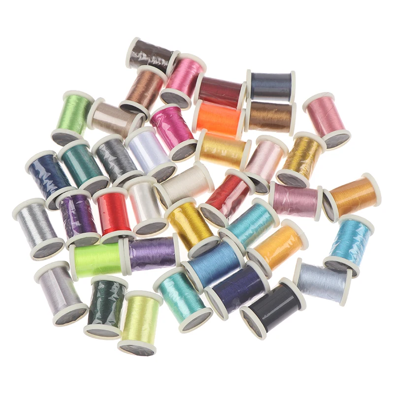 

40pcs/Set 135D / 280 Meters Colorful Rayon Computer Embroidery Machine Embroidery Thread 280Meter DIY Sewing Thread