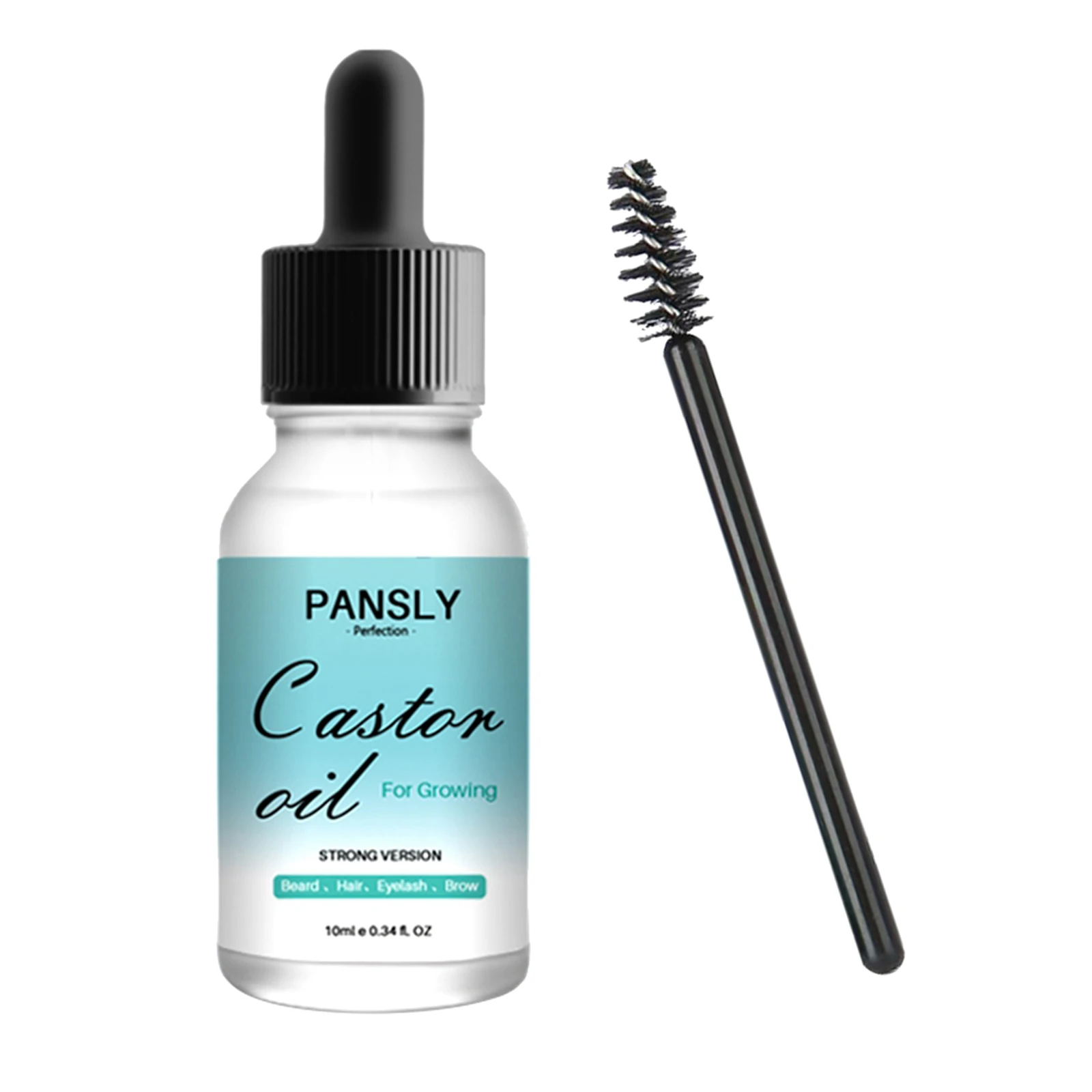 

Hair Regrow 10ml 100% Pure Castor Oil Hair Essential Serum Eyebrow Growth