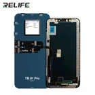 Тестер экрана RELIFE TB-01 PRO для IP 6-12 PRO MAX 3D сенсорный дисплей оригинальный цветной ток напряжения инструмент для ремонта экрана мобильного телефона